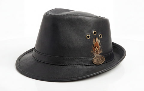 Leather Trilby
